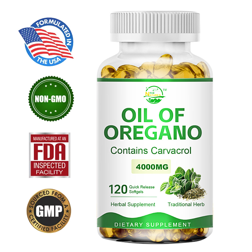 Oil of Oregano Wild Capsules 4000mg – Immune Support & Digestive Health