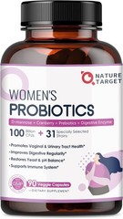 NATURE TARGET Probiotics for CFUs 100 Billion Women, Probiotic hot sale