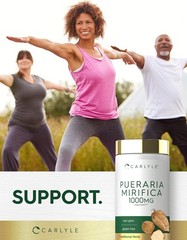 Pueraria Mirifica Capsules | 1000mg | 120 Capsules | Non-GMO | by Carlyle