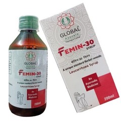 Global Ayucare Femin-30 Syrup 200 ml | Herbal Wellness Support | FREE SHIPPING