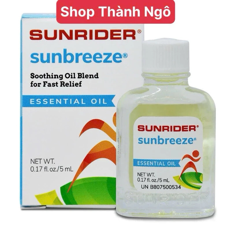 Pain Relief Muscle Sore Ache Menthol Sunrider Sunbreeze Essential Oil 2pcs X 5ml