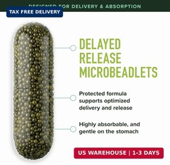 50MG Sulforaphane Supplement from Broccoli Sprouts | NRF2 Activation, Cellular H