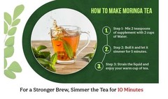Moringa Tea Leaves 8oz Fresh Dried Loose Leaf Antioxidant – (2 Pack)