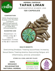 FRESH CAPSULE TAPAK LIMAN ELEPHANTOPUS SCABER LIN NATURAL HERBAL PREMIUM ORGANIC