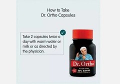 (Set of 2) Dr.Ortho 100% Ayurvedic Capsules 60 Capsules For Pain Relife D718