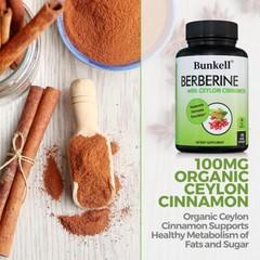 1200MG BERBERINE HCL with CEYLON CINNAMON capsules Supports immune Function