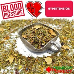 HYPERTENSION TEA Best Tea for Hypertension with 24 beneficial Herbs 200g/7.10oz