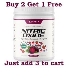 SNAP Nitric Oxide Booster Organic Beets Powder for Stamina Circulation Strength