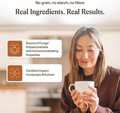 Organic Cordyceps Mushroom Extract Capsules – 300 Count – Energy & Stamina Suppo