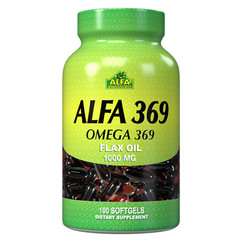 Alfa 369 Omega 369 1000mg 100 softgels