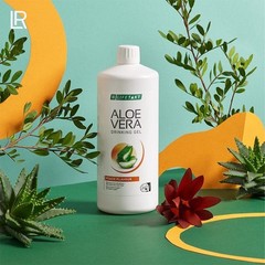 LR LIFETAKT Aloe Vera Drinking Gel Peach Flavour Set of 3 – 3×1000 ml/33.8 fl.oz