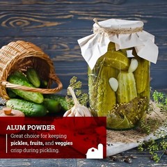 Pure Granulated Alum Powder 1LB – Enhance Pickling, Baking & Floral Arrangements