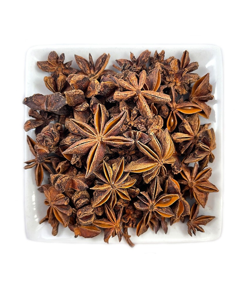 Organic Anise Star (Illicium verum) Whole (Licorice, Uric Acid) FRESH Star Anise