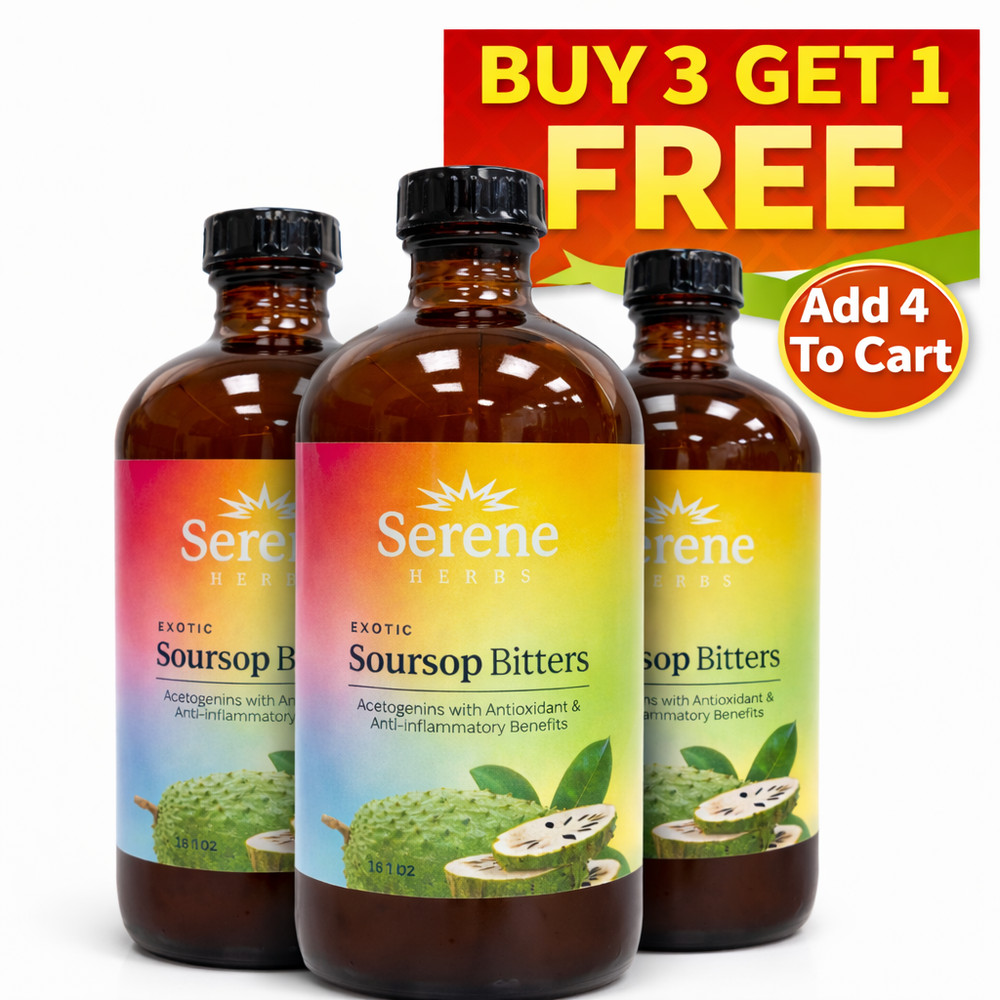 Soursop Bitters Pure 16 oz 100% Natural Detox Herb