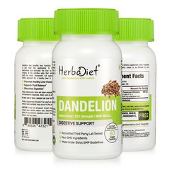 Dandelion Root Extract 10:1 Capsules STRONG Liver Kidney Colon Cleanse Support