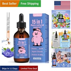 Gentle Digestive Health Drops with Zeolite for Kids & Adults – Formula