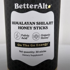 Better Alt Shilajit Honey Sticks Gold+ Shilajit Honey Sticks Classic 30 count