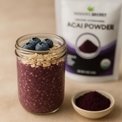 Organic ACAI Freeze Dried Fruit Powder Energy VITAMIN C Antioxidants 4oz