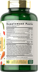 Vitamin B Complex Whole Foods Blend 240 Capsules Daily Multivitamin for Men and