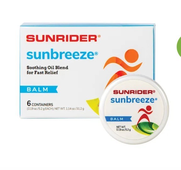1 Bottle Sunrider SunBreeze Essential Oil Balm Pain Relief Muscle Ache Menthol