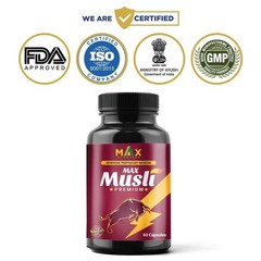 Max Ayurveda Max Musli Premium Capsules, 60 Capsules Each Set Of 3 H379