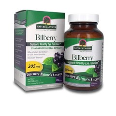 Nature’s Answer Bilberry, 205 mg, 90 Vegetarian Capsules – EXP: 11/2026