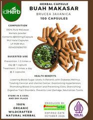 [idHerb] 100-1000 CAPSULES BUAH MAKASAR Brucea Javanica NATURAL HERBAL