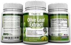 Olive Leaf Extract – 750 Mg – 120 Capsules – Extra Strength – 20% Oleuropein