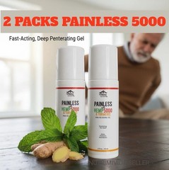 ETERNAL Painless 5000 & Turmeric 2 PACKS (rápido alivio Profundo Al Instante )