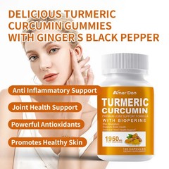 Turmeric Curcumin with Bioperine 1950mg High Absorption Triple Strength Capsules