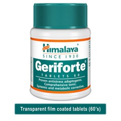Himalaya Geriforte 60 Tabs x15 | Stress & Immunity Support | Exp 12/2028