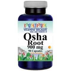 Osha Root 900mg 90 Caps Vitamins Because