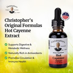 Hot Cayenne Liquid Extract (200,000 H.U.) 1 fl.oz (Pack of 6)