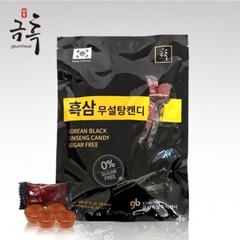 GeumHeuk Korean Black Ginseng Candy Sugar Free 200g X 3 bags=600g. nhân sâm đen
