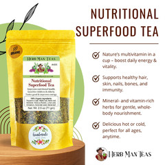 NUTRITIONAL SUPERFOOD TEA full of vitamins and mineral – gives you energy!