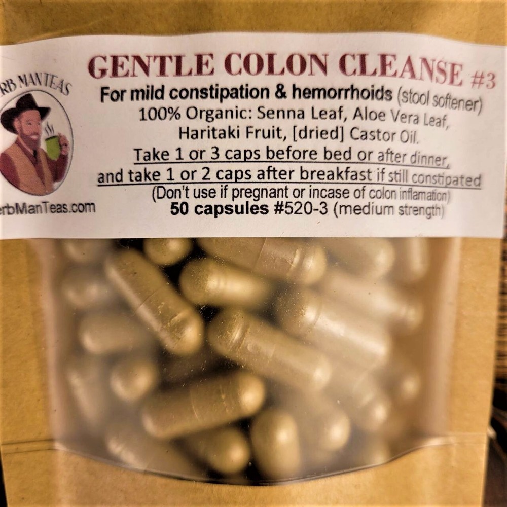 Gentle COLON CLEANSE for sluggish bowels with mild constipation