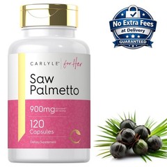 Saw Palmetto Extract 900mg 120 Capsules 60 Servings Serenoa repens Whole Berry