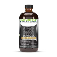Black Seed Liquid Drop Plus Natural Living Bitters 16 w/BLACK CUMIN SEEDS