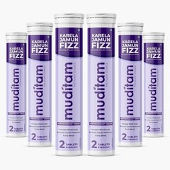 Muditam Ayurved Jamun Fizz | Balance Sugar120 Effervescent Tablet 2 Months Pack