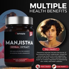 Manjistha Extract 120 Capsules