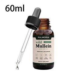 Pulmoria Wild Mullein Cleanse Drops 60ml Organic Herbal Extract suitable for Lun