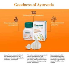10 X Best Herbal Himalaya Herbal Lasuna 60 Tablets Pack Free Worldwide Shipping