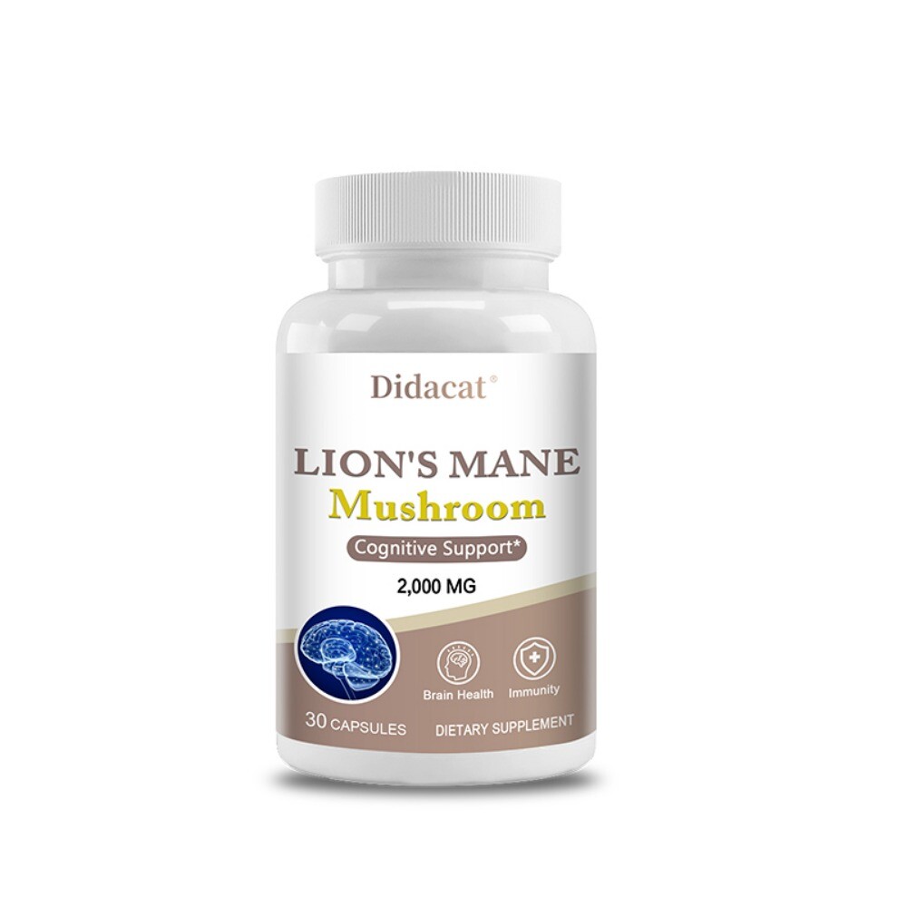 Lion’s Mane Mushroom 2000 mg – Cognitive Support Nootropic Supplements