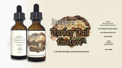 ICECUBE’S Triple Extracted TURKEY TAIL Tincture 2oz All Natural