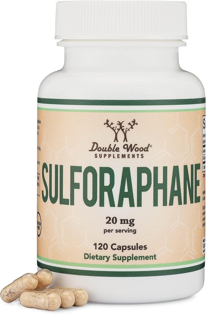 Sulforaphane Supplement – 20mg of Sulforaphane per Serving (120 Capsules) Potent