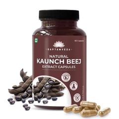 Saptamveda Kaunch Beej Extract Capsules, 60 Capsules t573