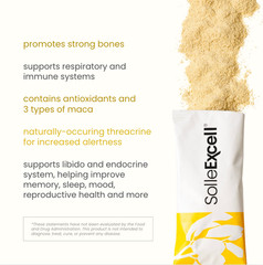 Solle Naturals SolleExcell Herbal Supplement 21 Packets – New!