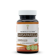 Secrets Of The Tribe Sarsaparilla Capsules, 500 mg