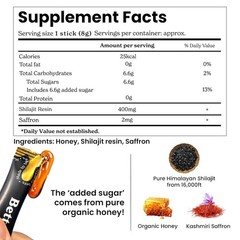 Pure Himalayan Shilajit Resin Sticks Infused With Organic Honey Natural Energy.