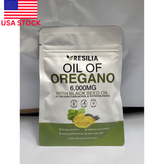 Resilia Softgels with Black Seed Oil 6000mg – Organic Oregano Oil Capsules fo…